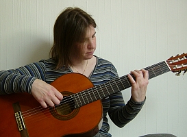 Solospiel auf der Konzertgitarre