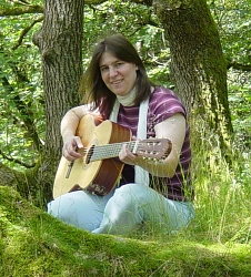 Ich mit einer meiner Konzert-Gitarren