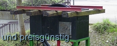 Erkrath - alte Umlenkrolle f&uuml;r die steile
                Eisenbahnrampe